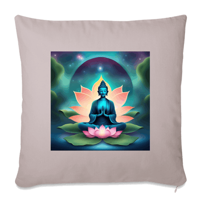 Baumwolle Sofakissenbezug LOTUS helles Taupe