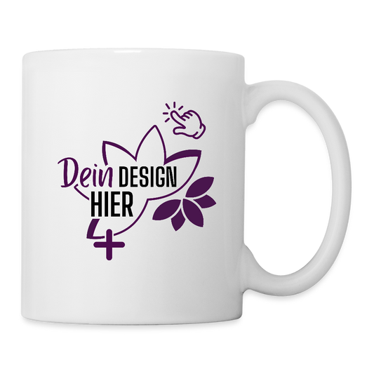 MyEcoStyle Tasse - Weiß Weiß