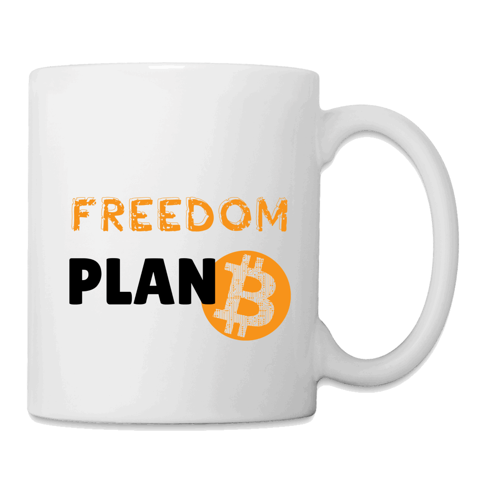 Tasse - Weiß FREEDOM Weiß