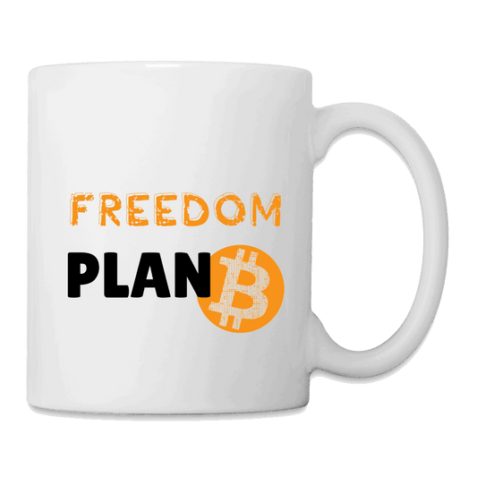 Tasse - Weiß FREEDOM Weiß