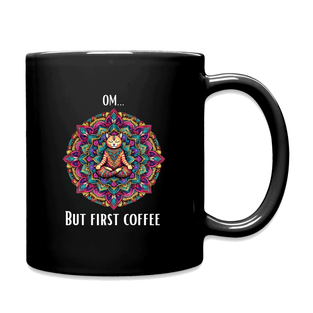 Tasse - Schwarz OM Schwarz
