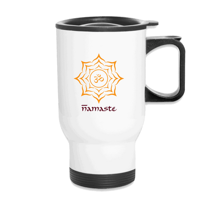 Thermobecher OM NAMASTE Weiß