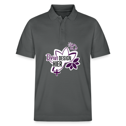 MyEcoStyle Bio Unisex Poloshirt Anthrazit
