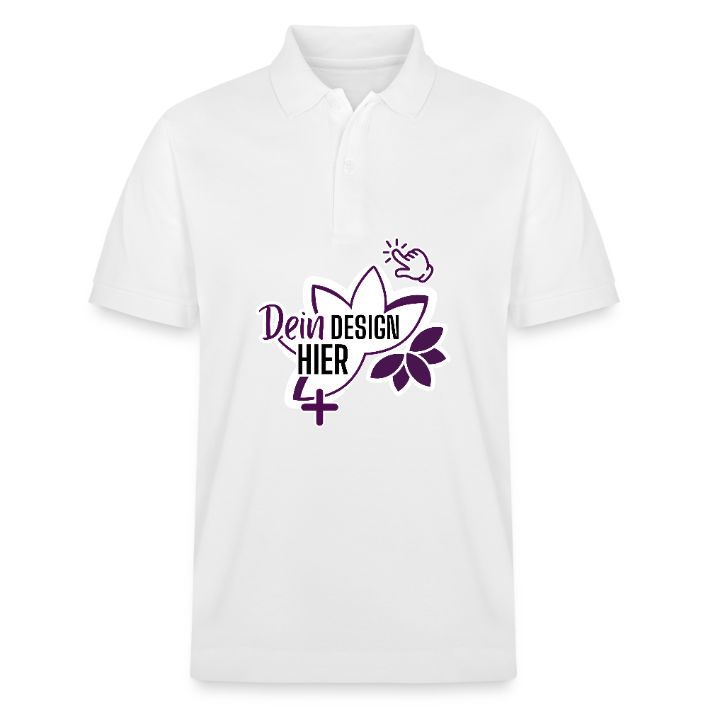 MyEcoStyle Bio Unisex Poloshirt Weiß