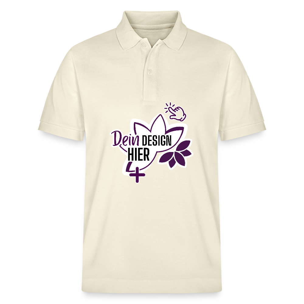 MyEcoStyle Bio Unisex Poloshirt Weißgrau