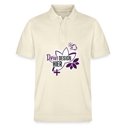 MyEcoStyle Bio Unisex Poloshirt Weißgrau