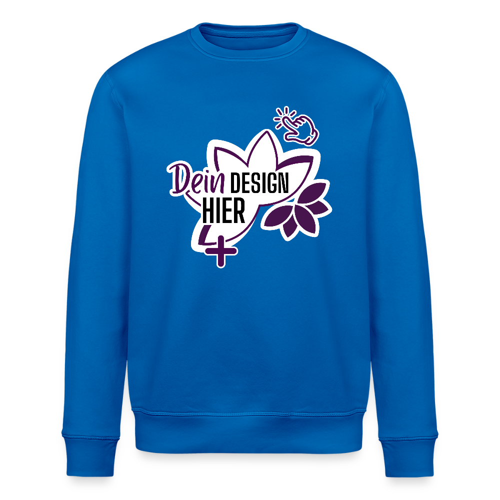 MyEcoStyle Bio Unisex Pullover Königsblau