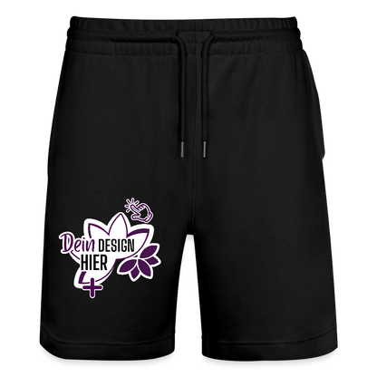 MyEcoStyle Bio Unisex Joggingshorts Schwarz