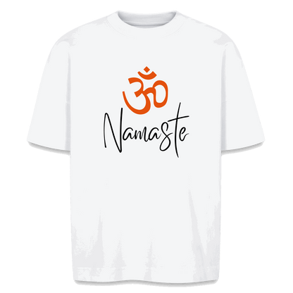 Bio Unisex Oversize T-Shirt NAMASTE Weiß