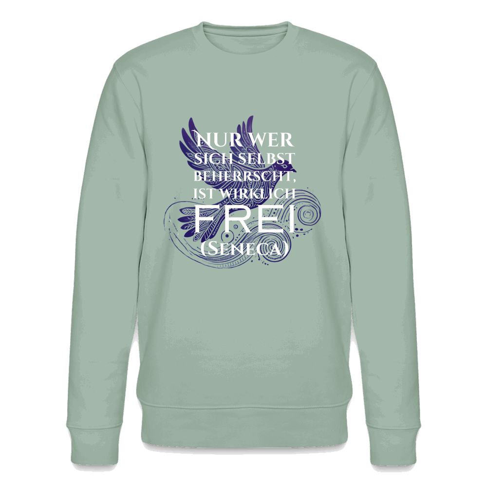 Bio Heavyweight Unisex Pullover FREE Helles Graugrün