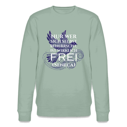 Bio Heavyweight Unisex Pullover FREE Helles Graugrün