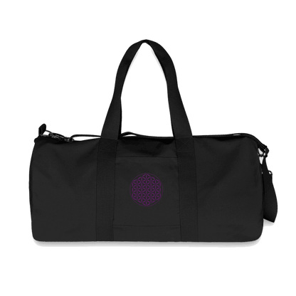 Recycelte Tasche BLUME Schwarz