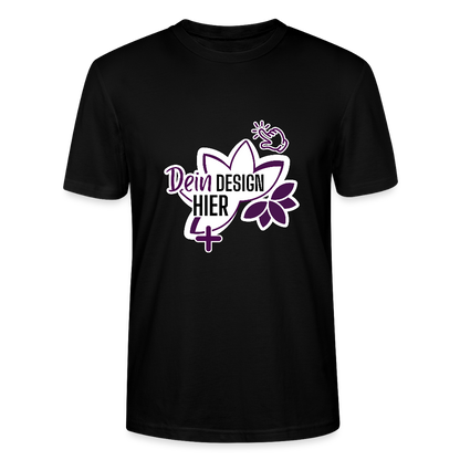 MyEcoStyle Bio Unisex T-Shirt Schwarz