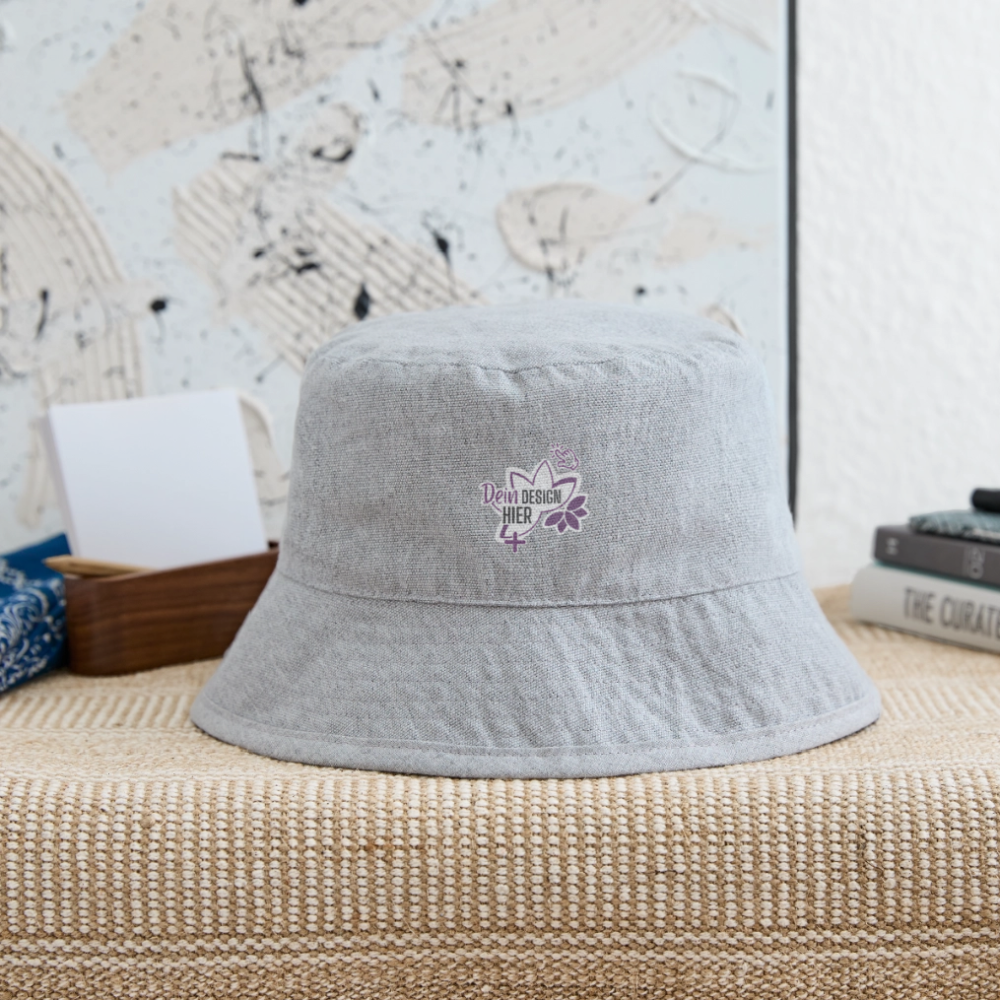 Personalisierbarer recycelter Bucket Hat – MyEcoStyle