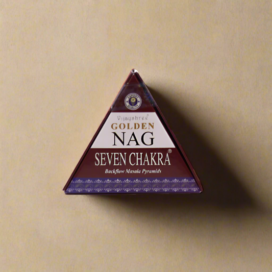 Magische Vijayshree Golden Nag Räucherkegel – 7 Chakra