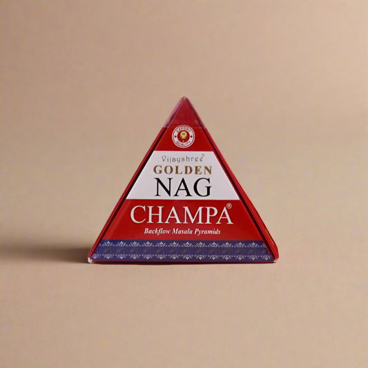 Magische Vijayshree Räucherkegel Golden Nag – Champa