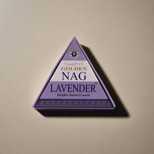 Magische Vijayshree Golden Nag Räucherkegel – Lavender