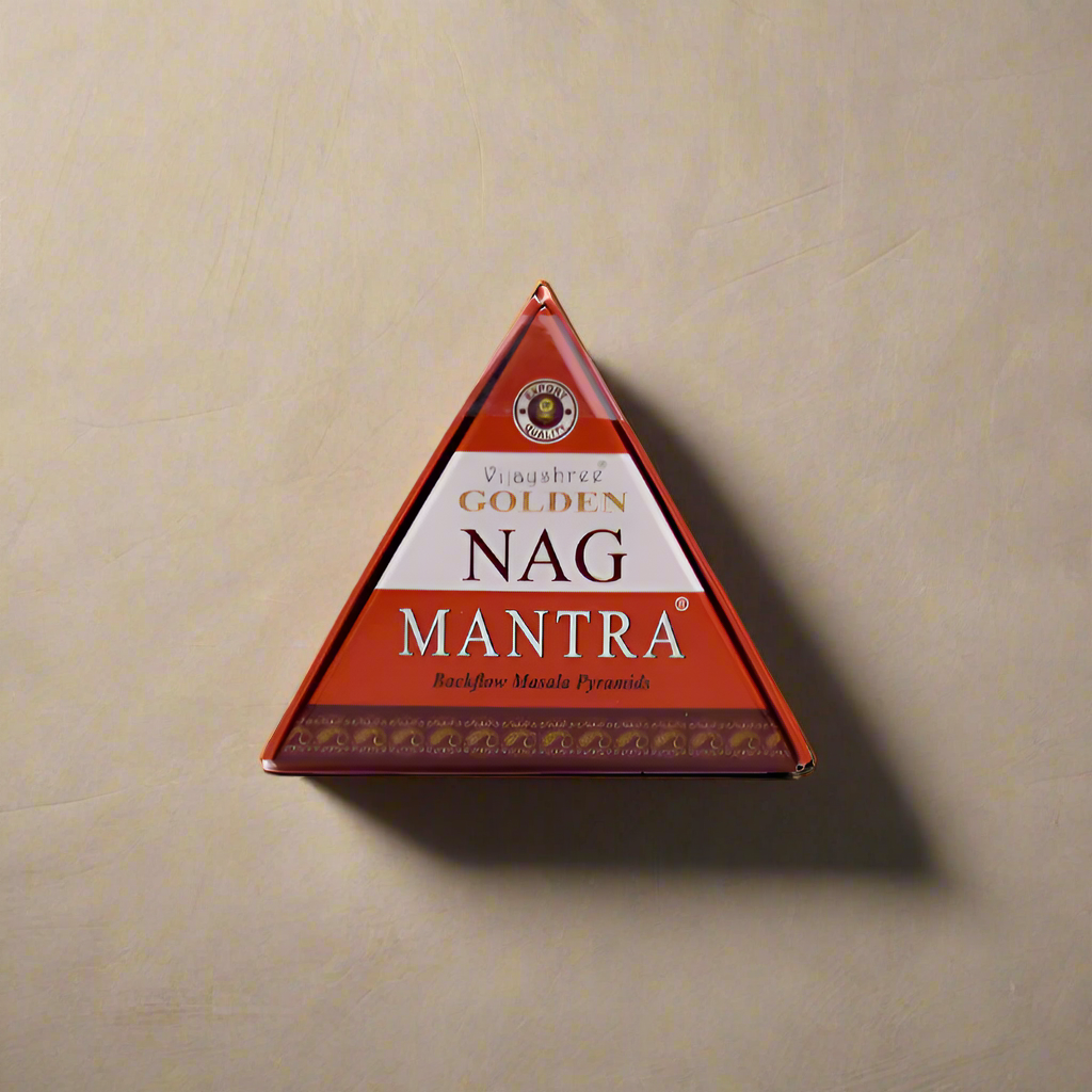 Magische Vijayshree Golden Nag Räucherkegel – Mantra