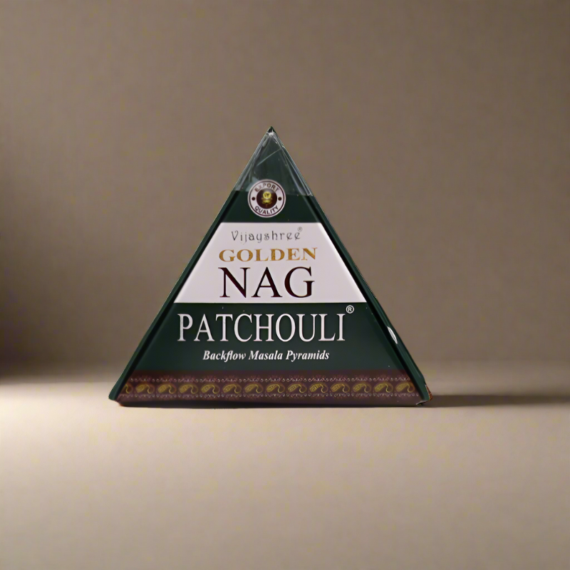 Magische Vijayshree Golden Nag Räucherkegel – Patchouli