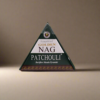 Magische Vijayshree Golden Nag Räucherkegel – Patchouli