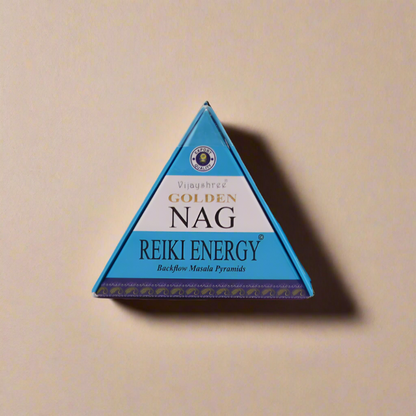 Magische Vijayshree Golden Nag Räucherkegel – Reiki Energy