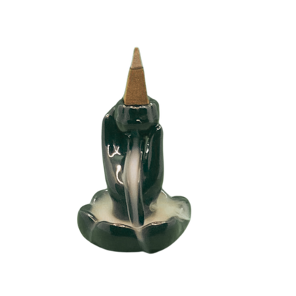 Magischer Räucherkegelhalter – Lotus & Hand