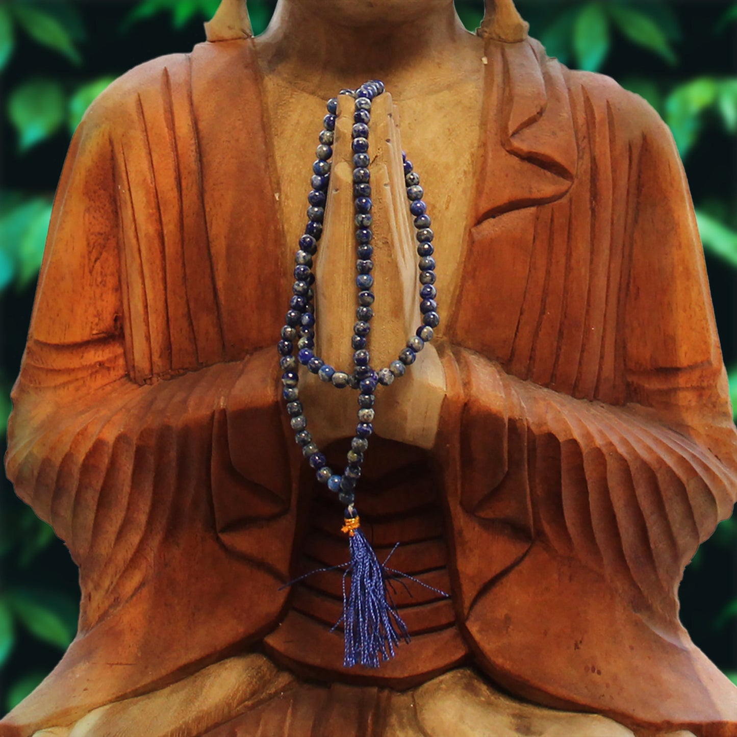 Mala aus Lapislazuli mit 108 Perlen