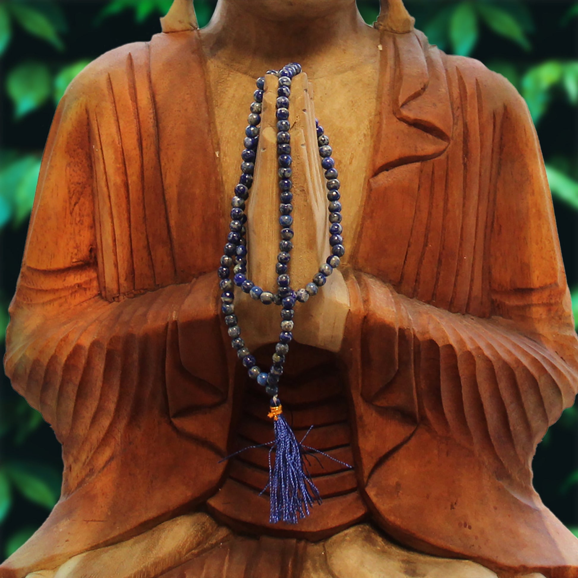 Mala aus Lapislazuli mit 108 Perlen