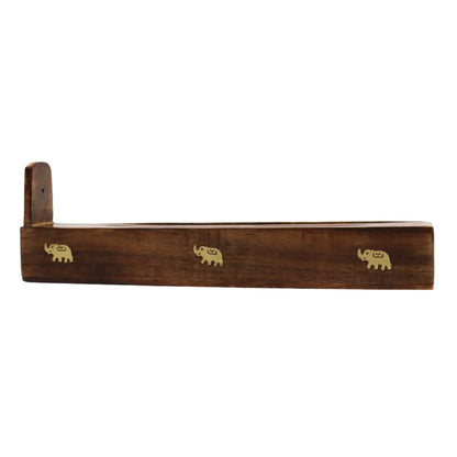 Praktische Räucherstäbchen Box aus Mangoholz