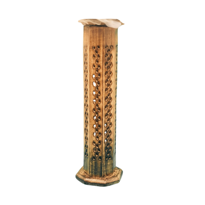 Feng Shui Räucherturm aus hochwertigem Mangoholz