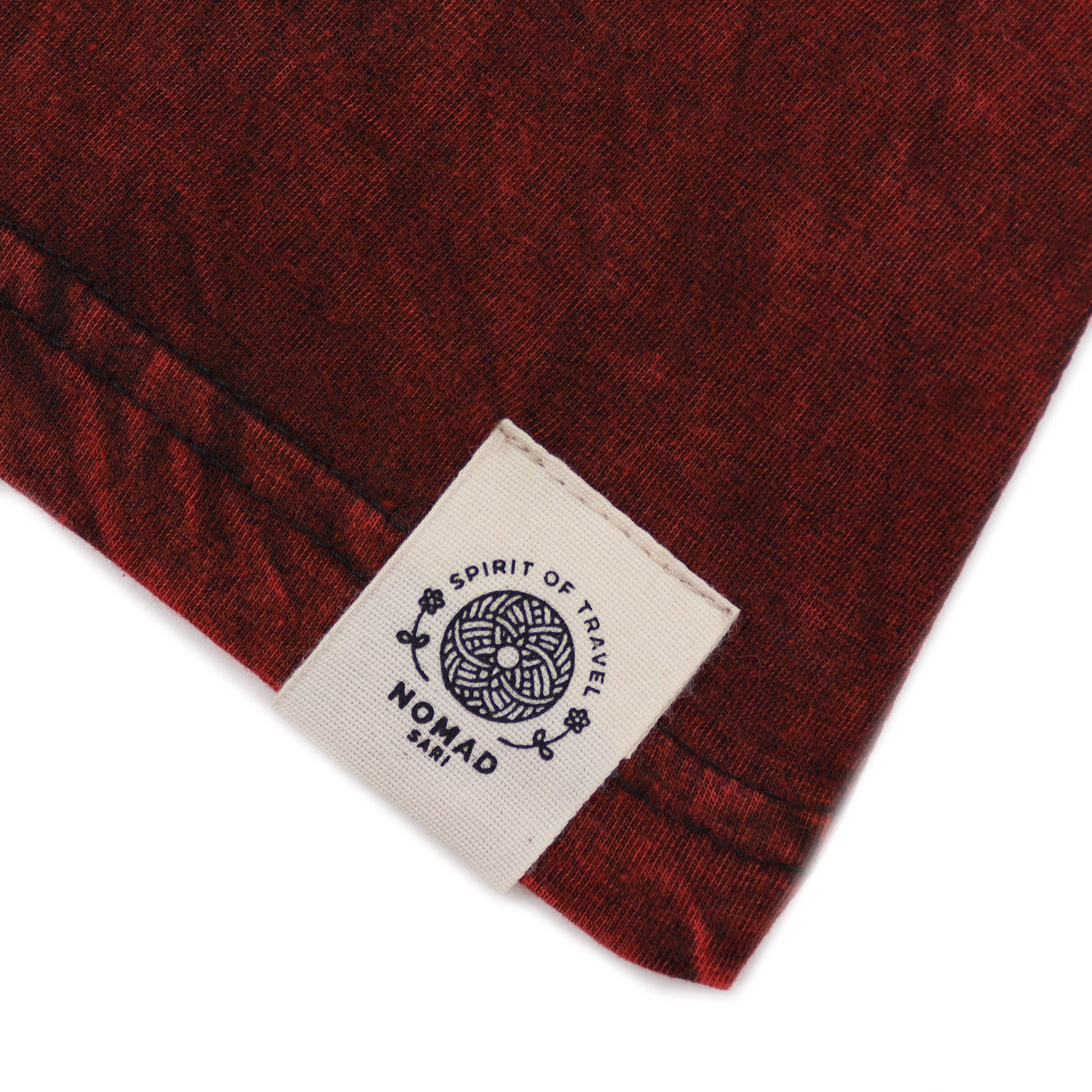 Mandala T-Shirt aus 100 % Baumwolle mit Stonewashed-Effekt